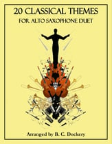 20 Classical Themes for Alto Saxophone Duet P.O.D cover